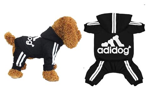 hondenkleding adidas|Adidas dog tracksuit .